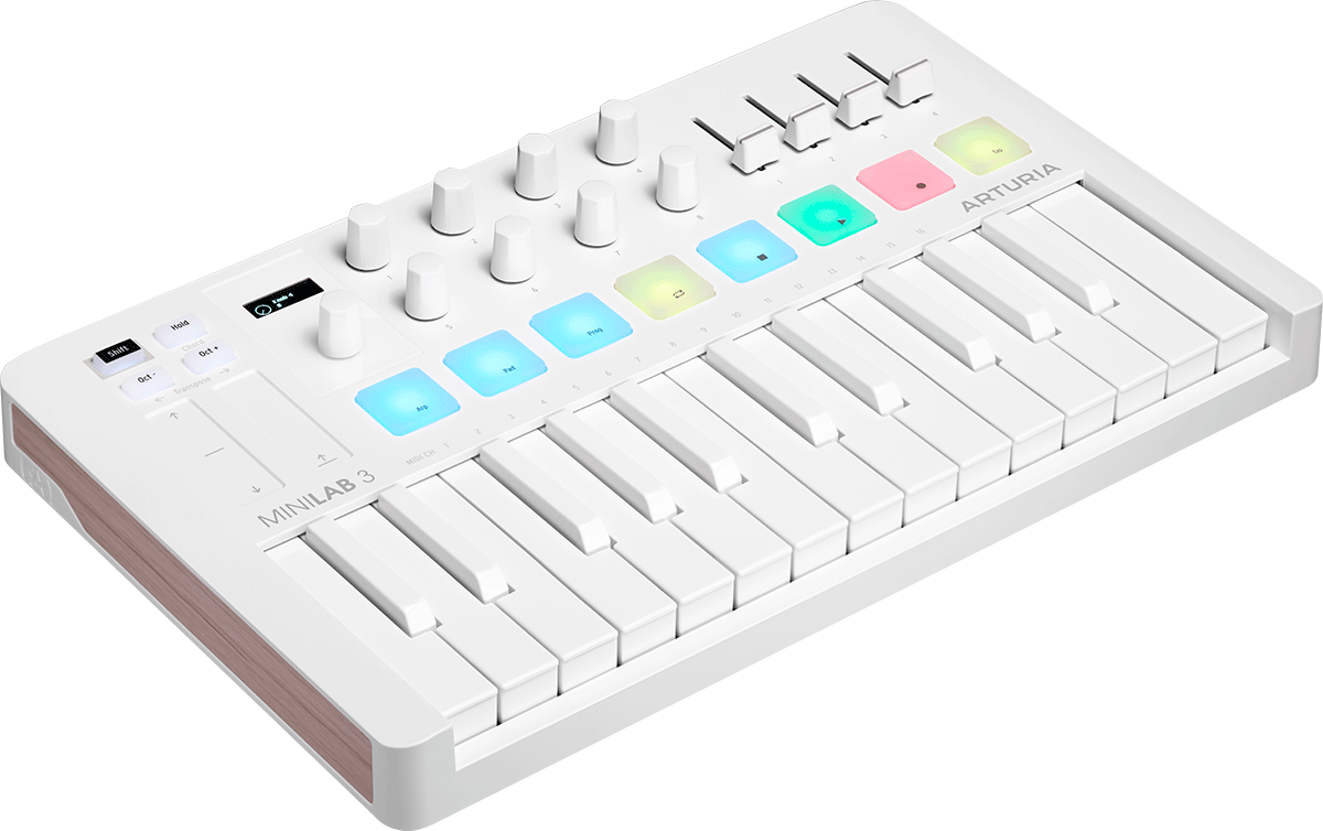 Arturia Minilab 3 Alpine White - Clavier MaÎtre - Variation 4