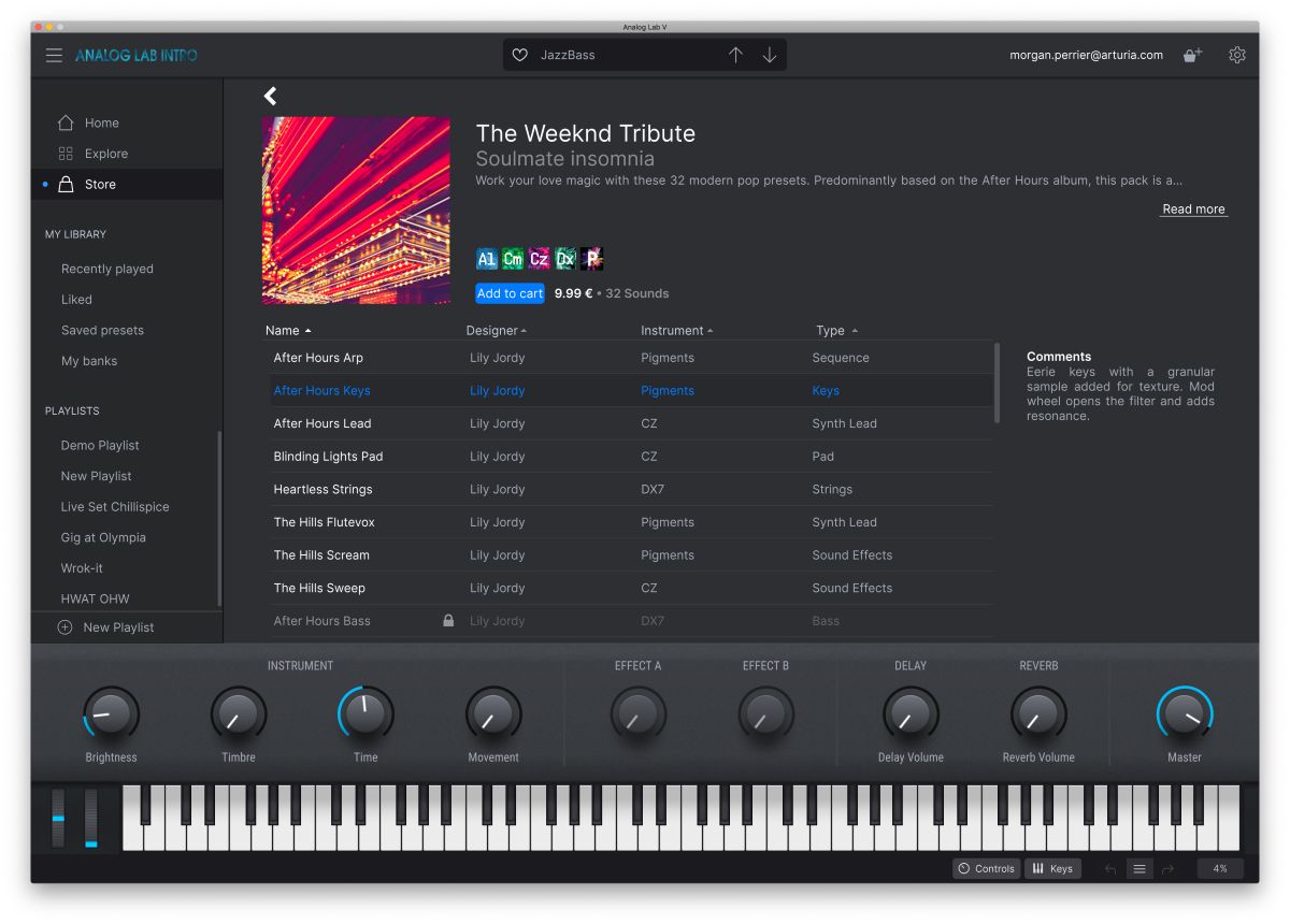 Arturia Suite Instrument V Collection 11 Pro - Plug-in Effet - Variation 6