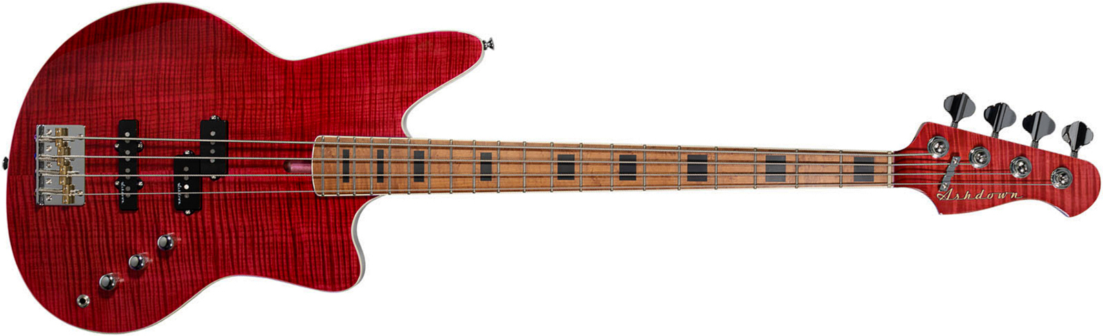 Ashdown The Saint Artisan Mn - Cardinal Flame - Basse Électrique Solid Body - Main picture