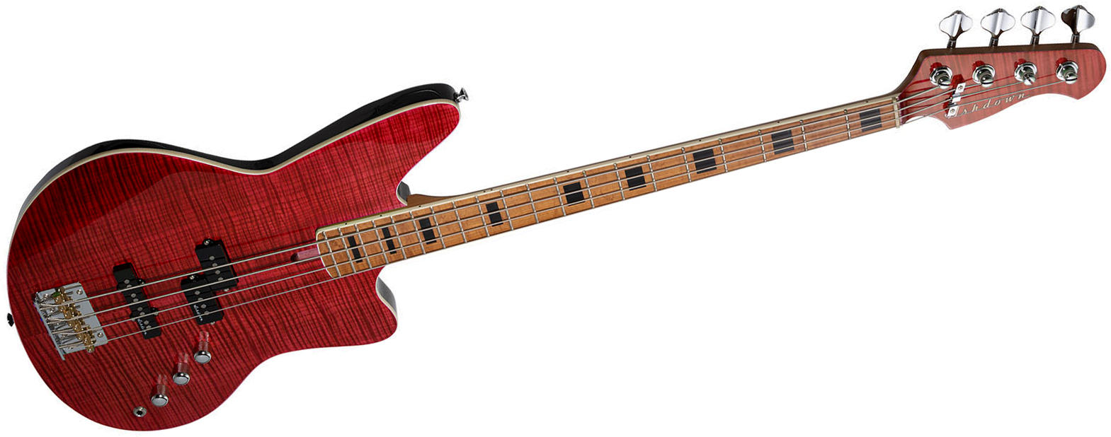 Ashdown The Saint Artisan Mn - Cardinal Flame - Basse Électrique Solid Body - Variation 2