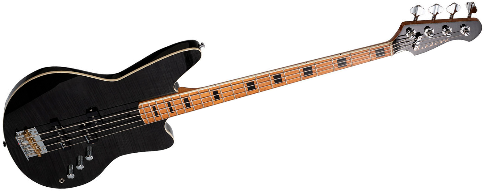 Ashdown The Saint Artisan Mn - Obsidian Flame - Basse Électrique Solid Body - Variation 2