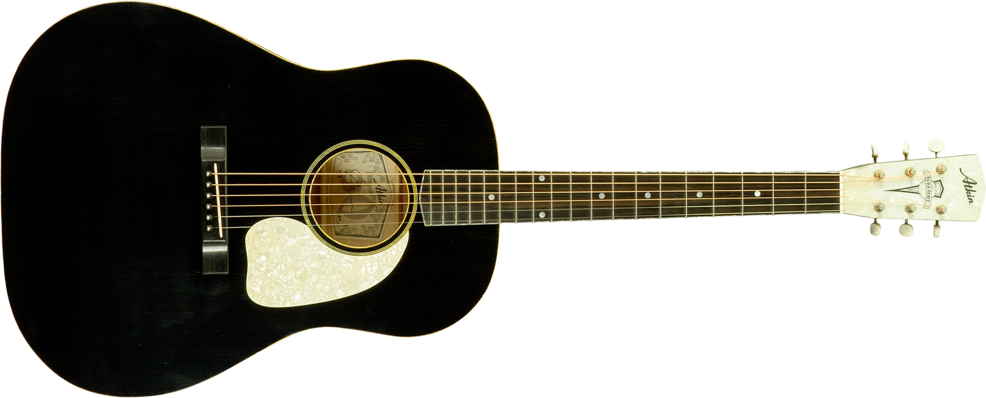 Atkin The Forty Three Dreadnought Shsc Epicea Erable Eb - Aged Black Pearl - Guitare Folk - Main picture