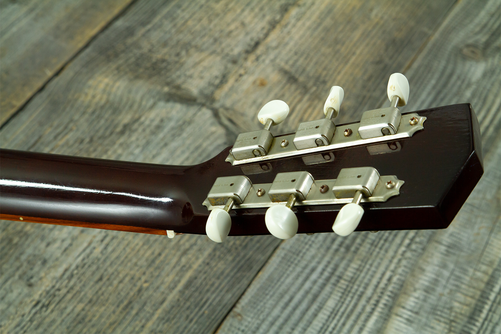 Atkin Custom Shop J43 Dreadnought Shsc Epicea Acajou Rw #4411 - Aged Sunburst - Guitare Folk - Variation 10