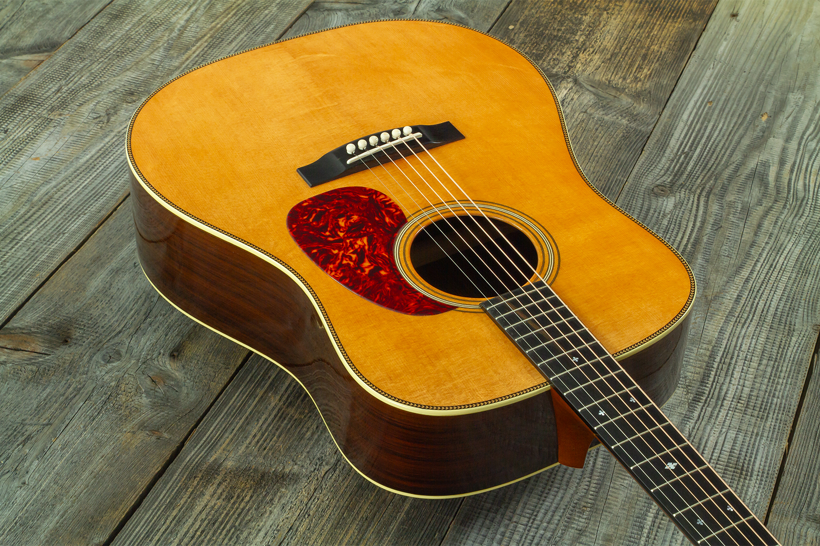 Atkin D37 Dreadnought Epicea Palissandre Eb - Aged Toned Relic Gloss Natural - Guitare Folk - Variation 14