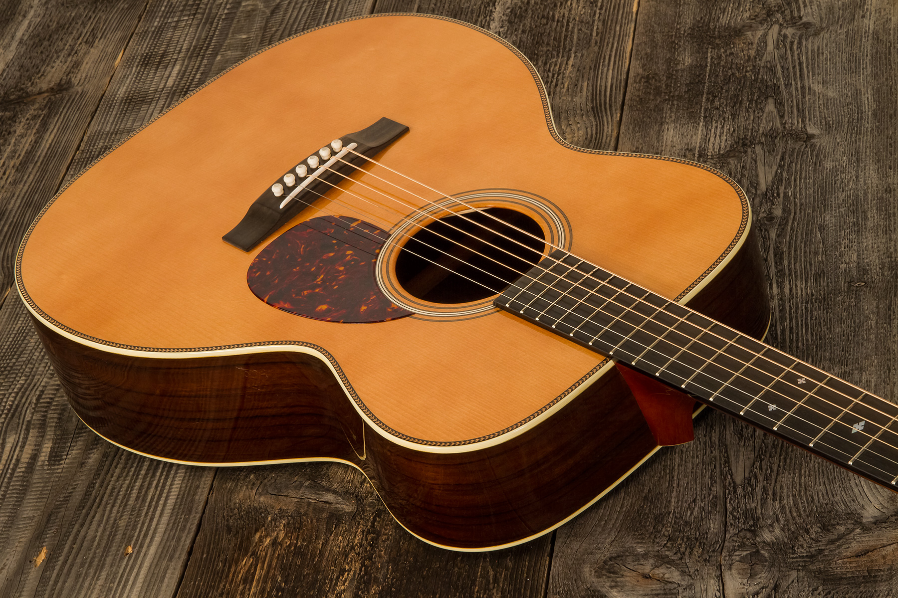 Atkin Om37 Orchestra Model Epicea Palissandre Eb #1530 - Age Toned Relic Gloss Natural - Guitare Acoustique - Variation 1