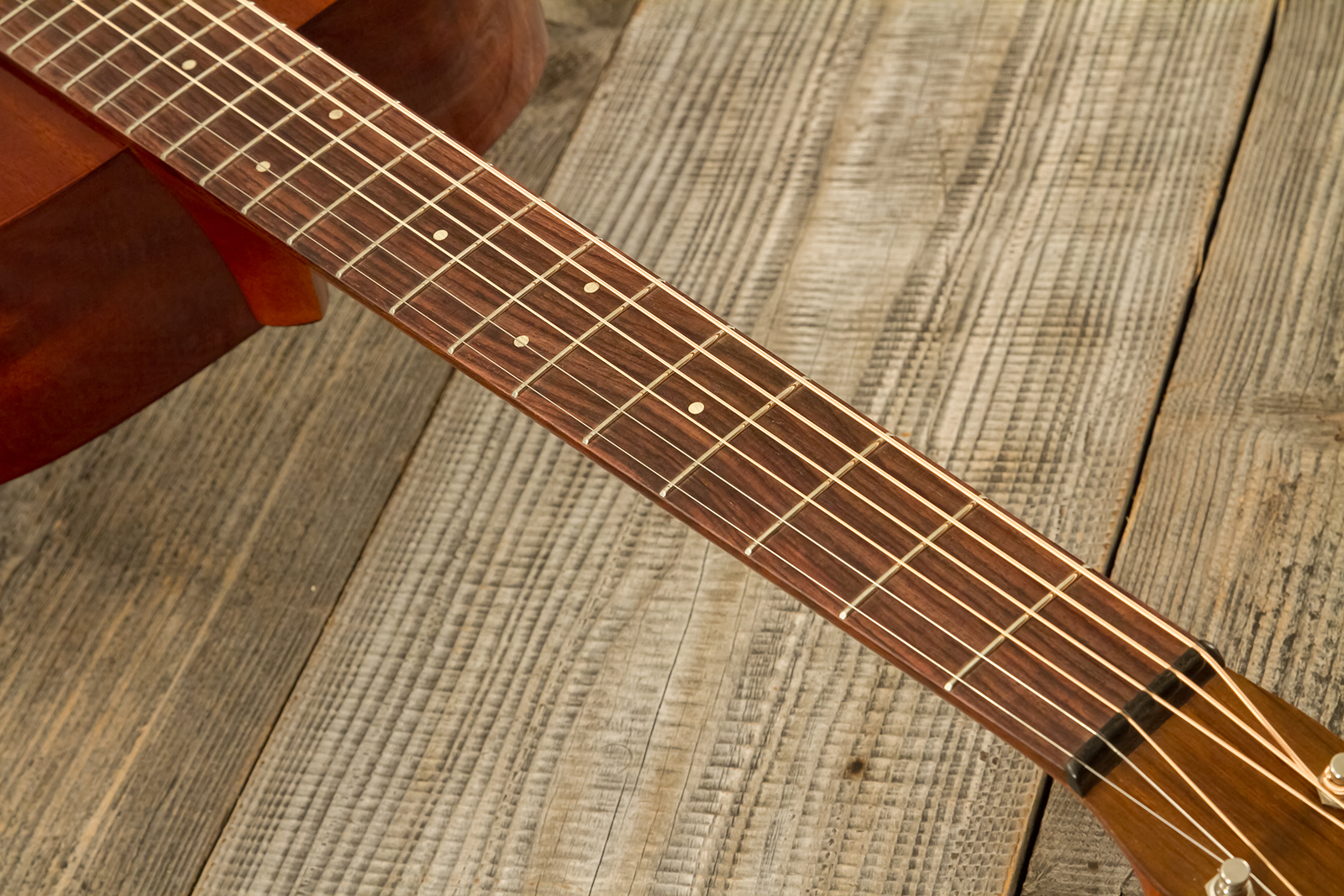 Atkin Oo14 Dust Bowl 00 Shsc Tout Acajou Rw #3855 - Natural - Guitare Folk - Variation 5