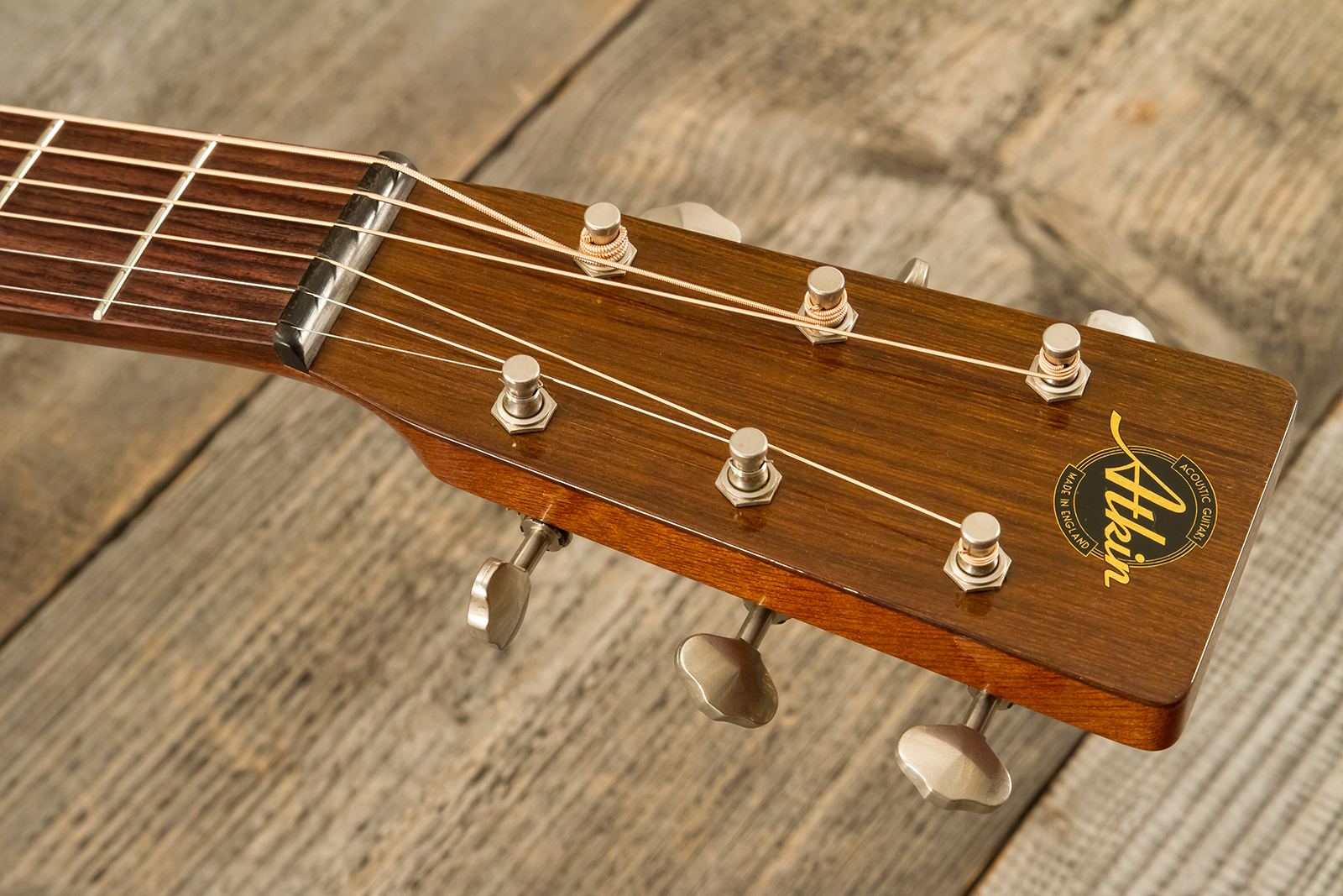 Atkin Oo14 Dust Bowl 00 Shsc Tout Acajou Rw #3855 - Natural - Guitare Folk - Variation 6