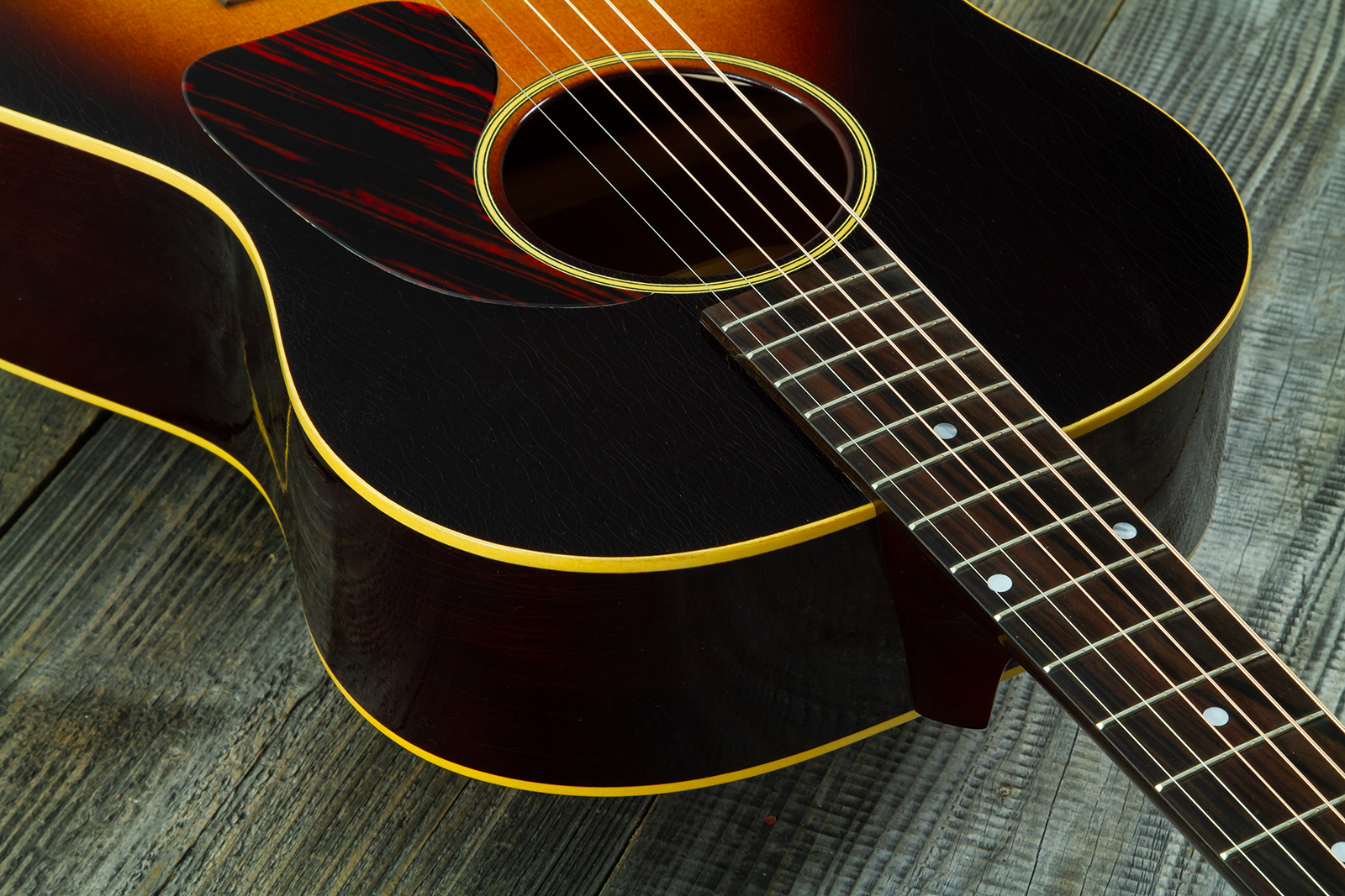 Atkin The Forty Seven Concert Shsc Epicea Acajou Rw - Aged Sunburst - Guitare Folk - Variation 5