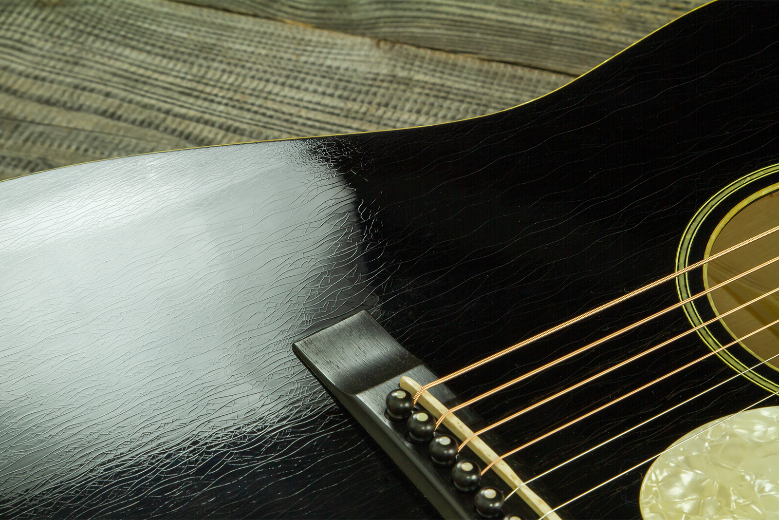 Atkin The Forty Three Dreadnought Shsc Epicea Erable Eb - Aged Black Pearl - Guitare Folk - Variation 4