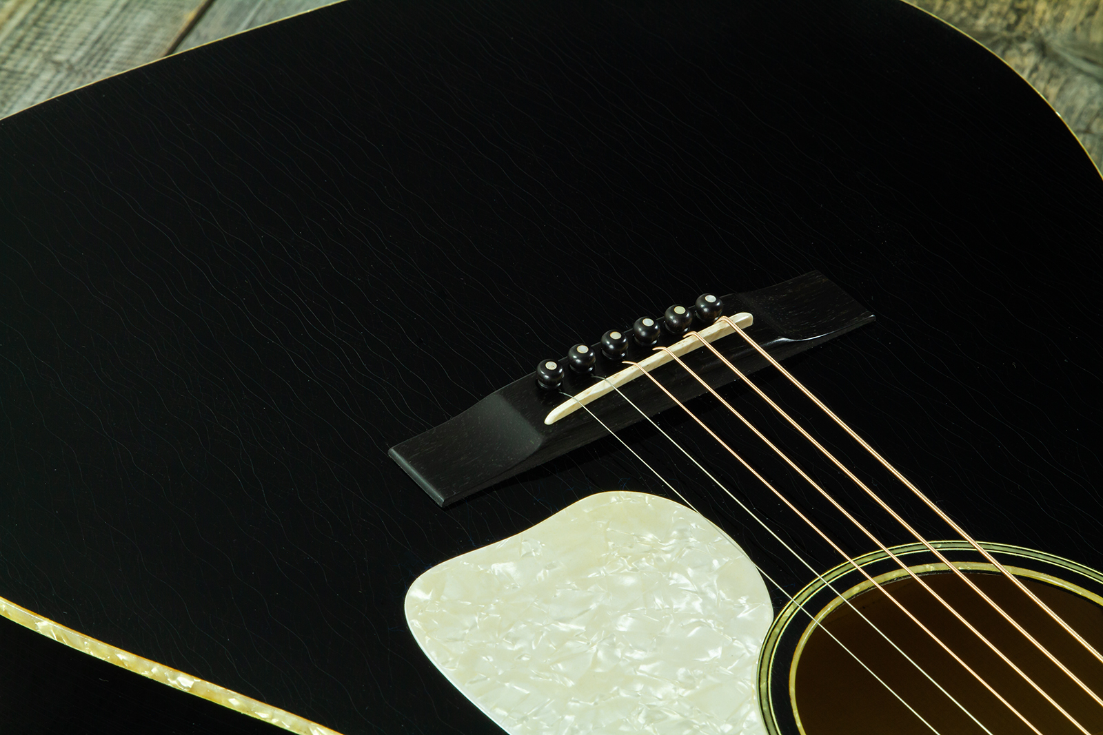 Atkin The Forty Three Dreadnought Shsc Epicea Erable Eb - Aged Black Pearl - Guitare Folk - Variation 5