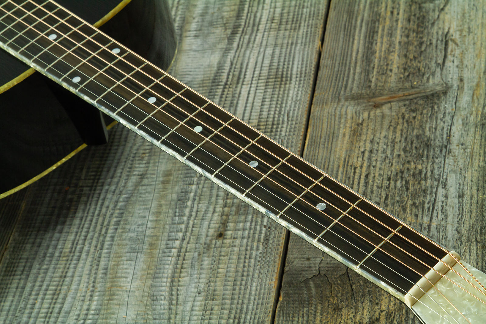 Atkin The Forty Three Dreadnought Shsc Epicea Erable Eb - Aged Black Pearl - Guitare Folk - Variation 7