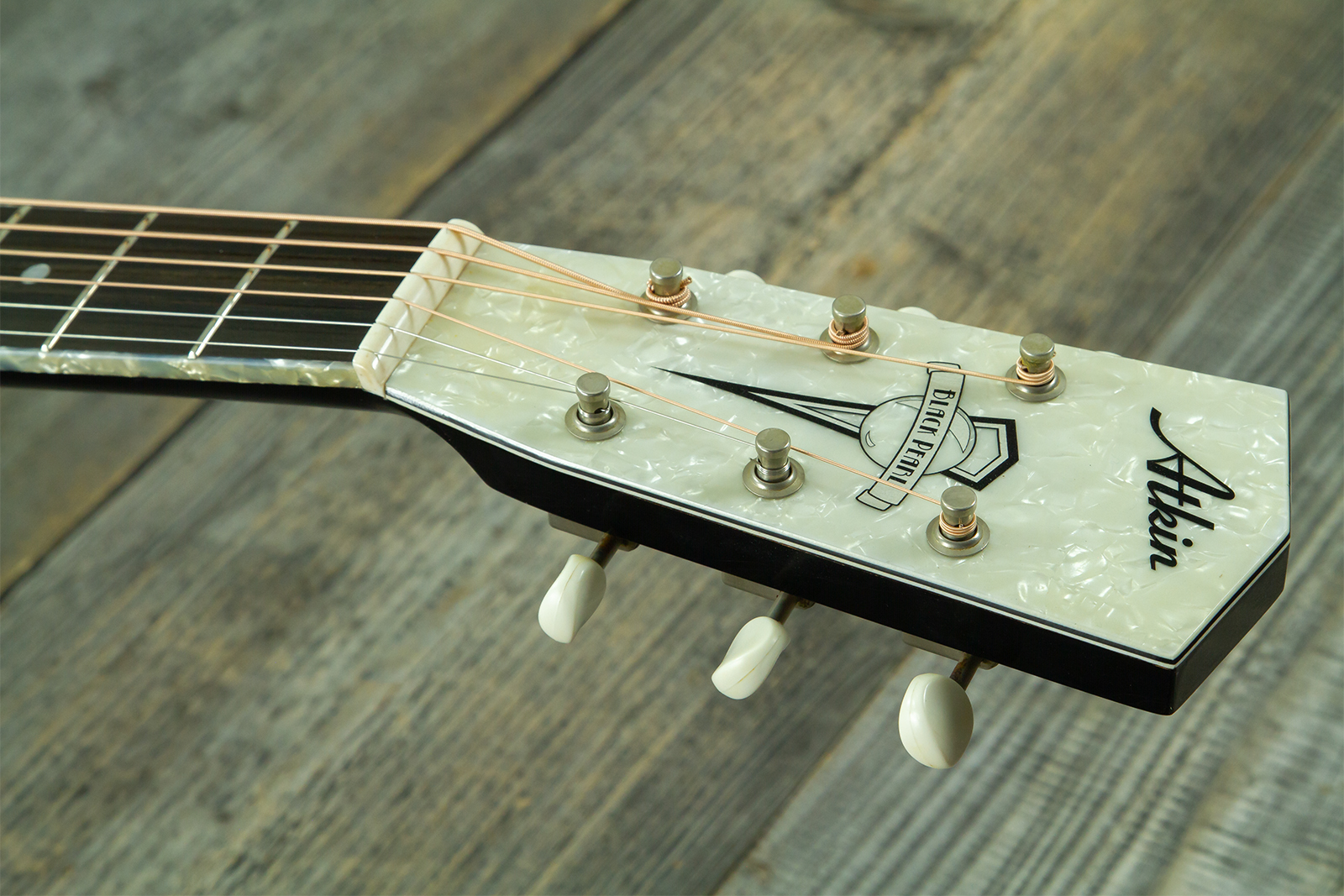 Atkin The Forty Three Dreadnought Shsc Epicea Erable Eb - Aged Black Pearl - Guitare Folk - Variation 8