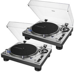 Set dj complet Audio technica AT-LP140XP - silver x 2