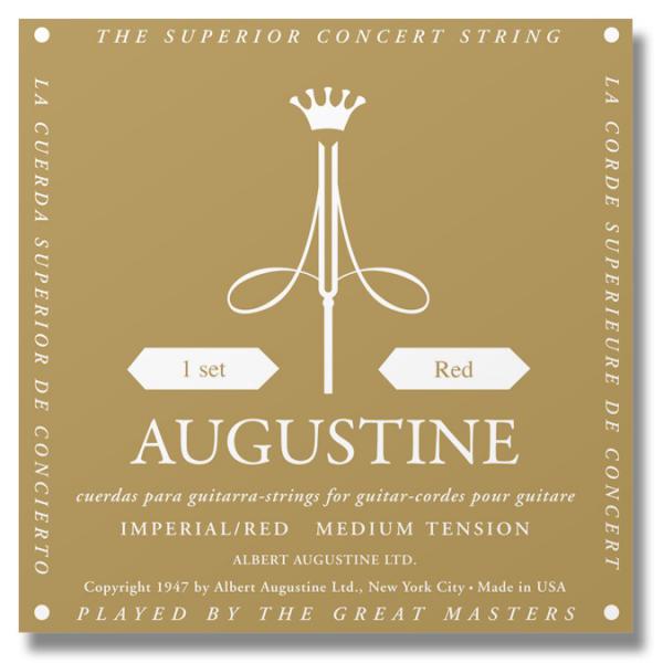Cordes guitare classique nylon Augustine Red - Jeu de 6 cordes