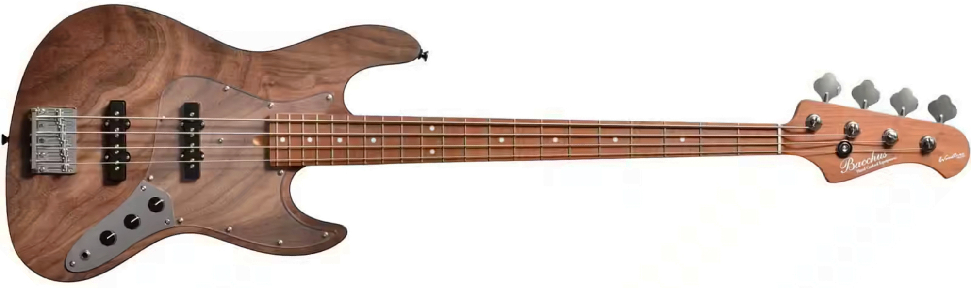Bacchus Jt Wl5-wn-ac Rsm/m Jap Tune Up Active Mn - Natural Satin - Basse Électrique Solid Body - Main picture