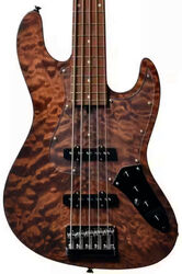Japan Tune Up JT WL5-QM-AC RSM/M (5-String) - brown satin