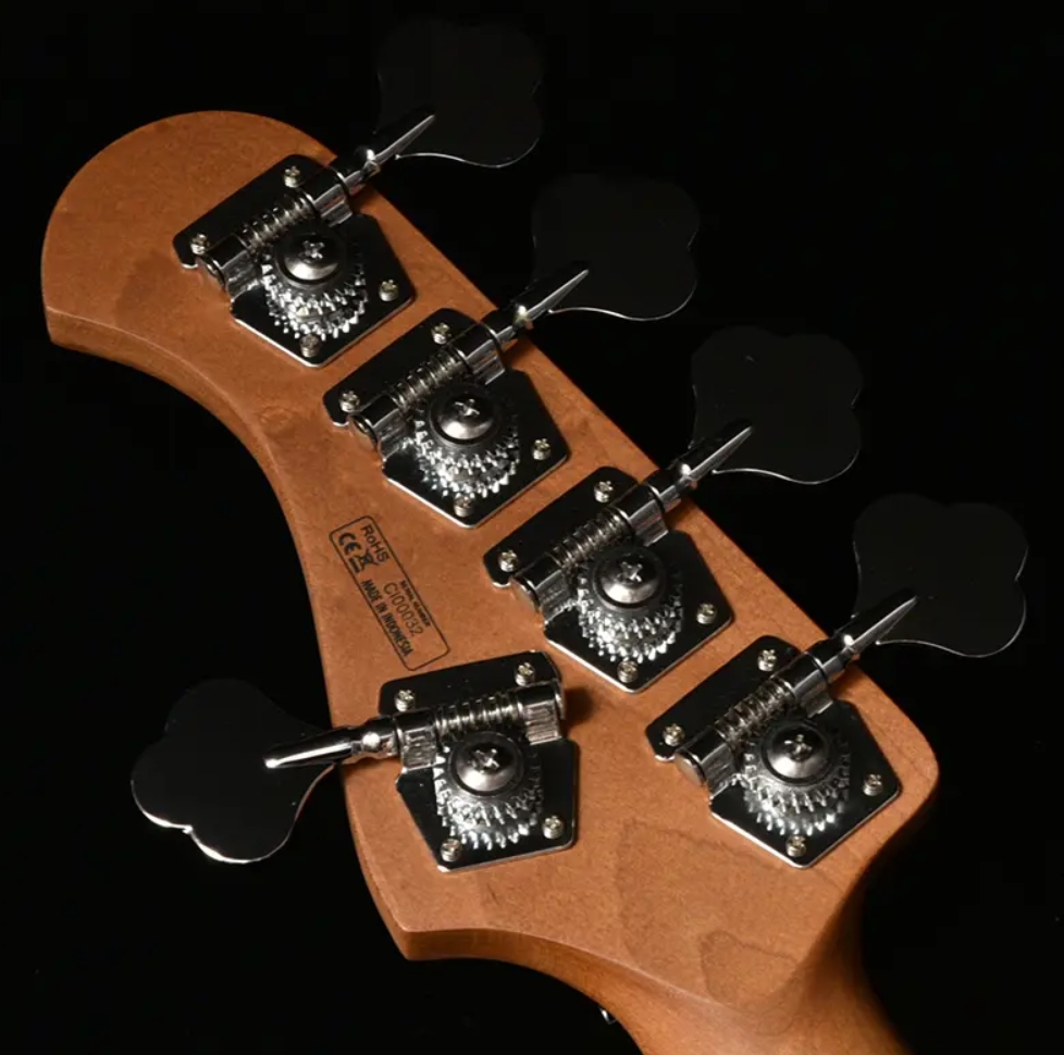 Bacchus Jt Wl5-qm-ac Rsm/m Jap Tune Up Active Mn - Brown Satin - Basse Électrique Solid Body - Variation 2