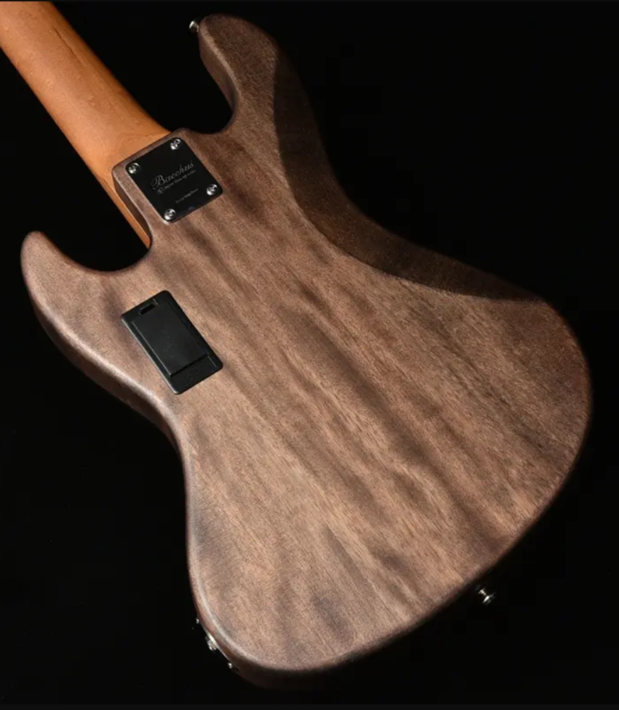 Bacchus Jt Wl5-qm-ac Rsm/m Jap Tune Up Active Mn - Charcoal Gray Satin - Basse Électrique Solid Body - Variation 2