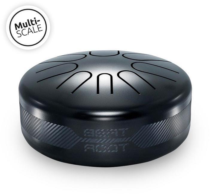Handpans & steel tongues drums Beat root Multi-scale electro-acoustique All Black