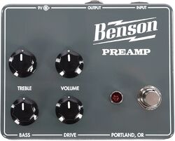 Preampli électrique Benson amps Preamp Overdrive