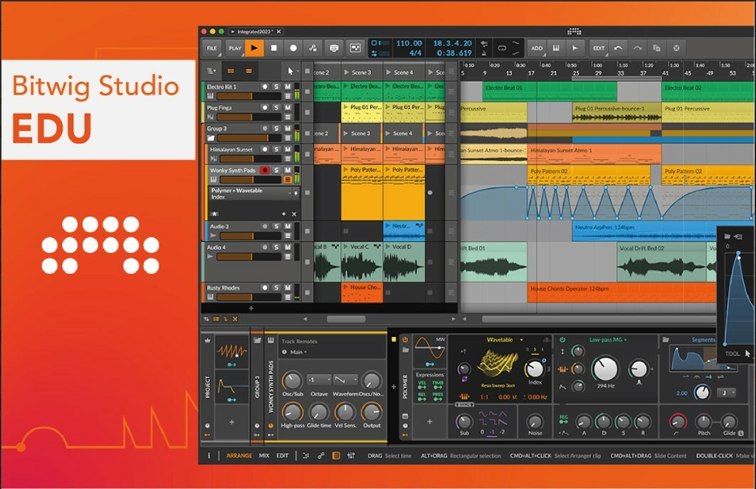 Bitwig Studio Edu - Logiciel SÉquenceur - Main picture