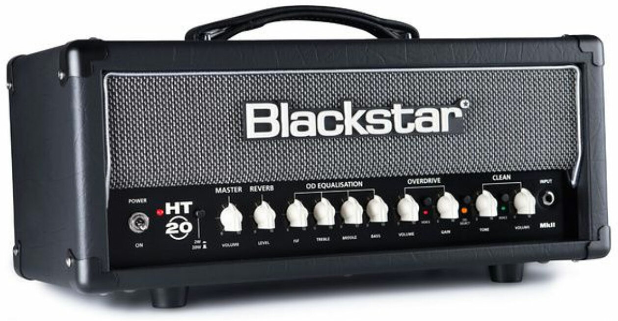 Blackstar Ht-20rh Mkii Head 20w Black - Ampli Guitare Électrique TÊte / PÉdale - Main picture