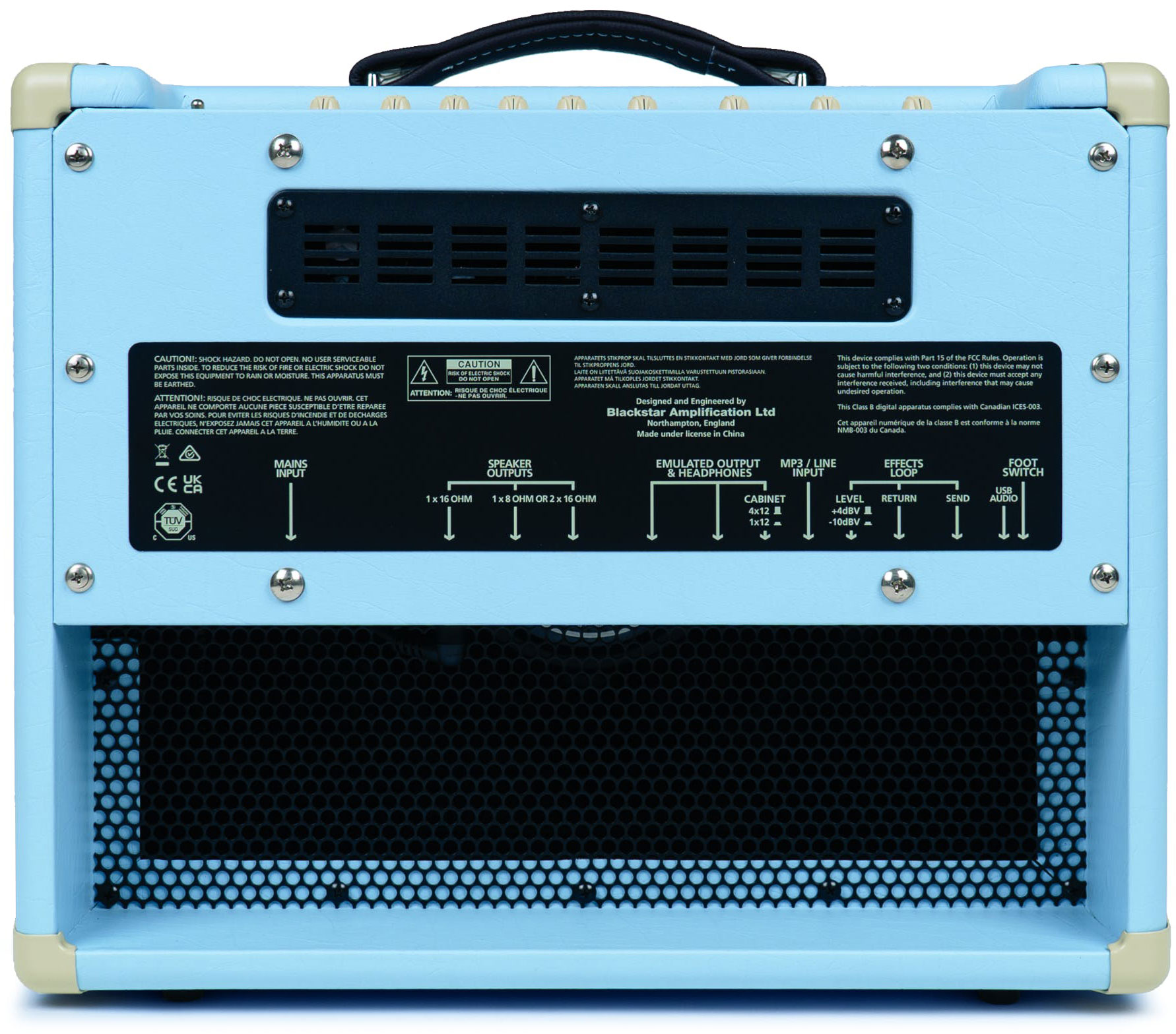 Blackstar Ht-5r Mkii 0.5/5w 1x12 Baby Blue - Ampli Guitare Électrique Combo - Variation 1