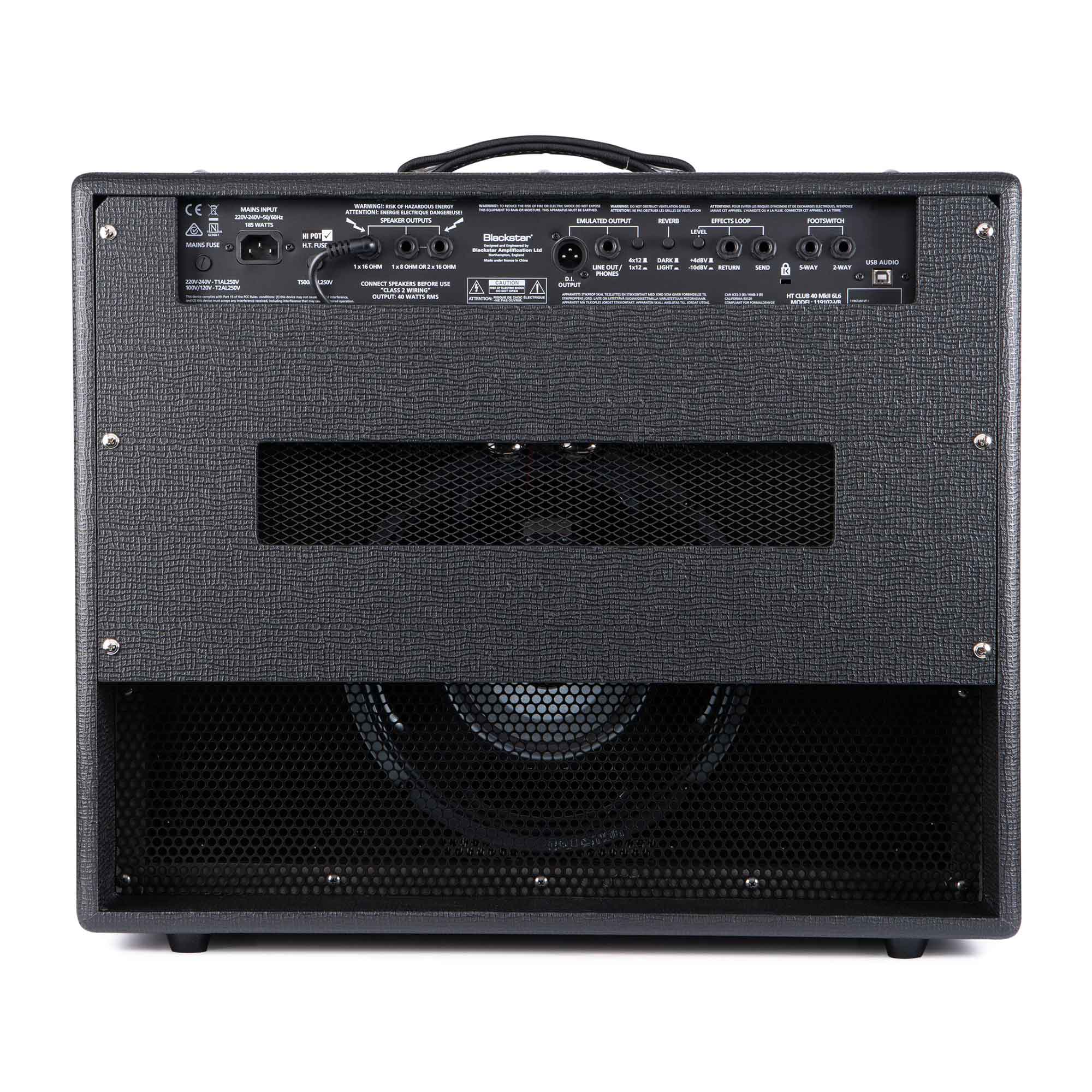 Blackstar Ht Club 40 Mkii 6l6 40w 1x12 Black - Ampli Guitare Électrique Combo - Variation 2