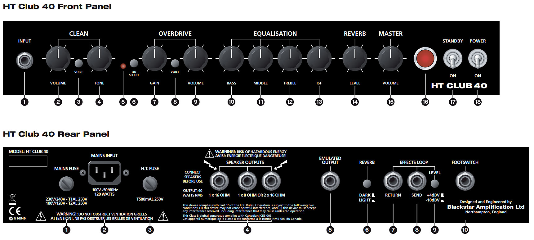 Blackstar Ht Venue Club 40 40w 1x12 Black - Ampli Guitare Électrique Combo - Variation 2