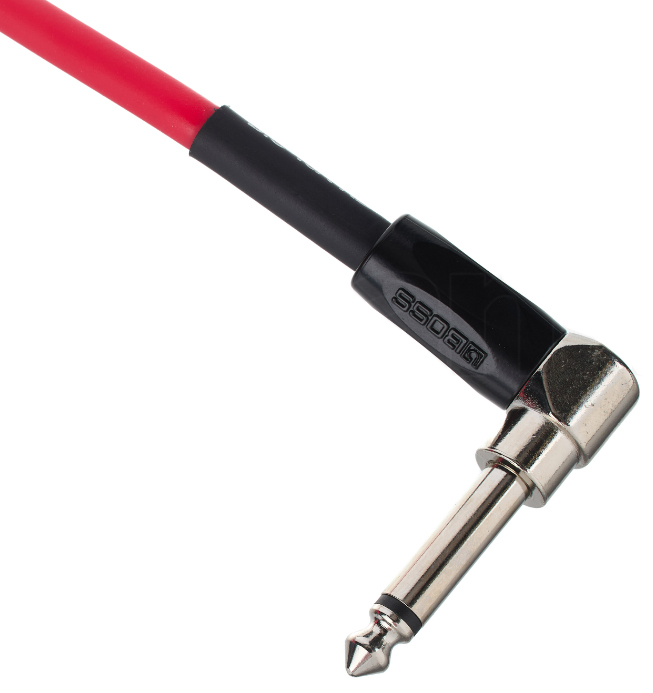 Boss Bic-10a-yl Cable Instrument Coude/droit 10ft Red - CÂble - Variation 1