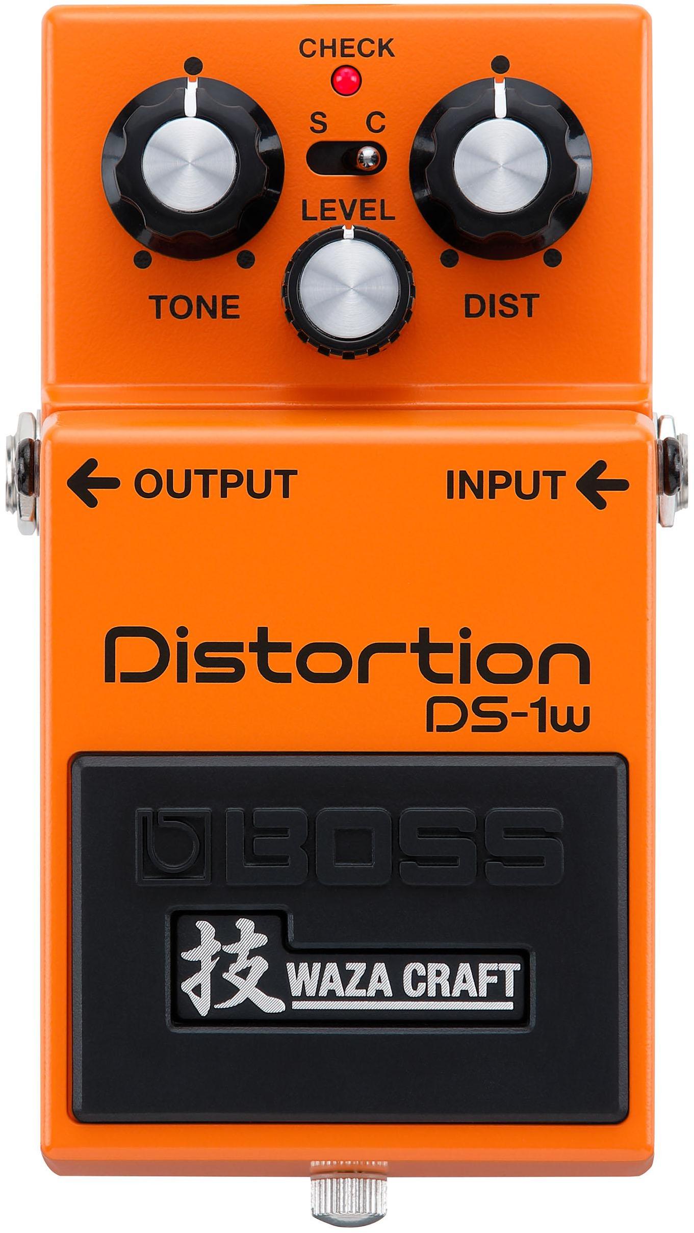 Pédale overdrive / distortion / fuzz Boss DS-1W Waza Craft
