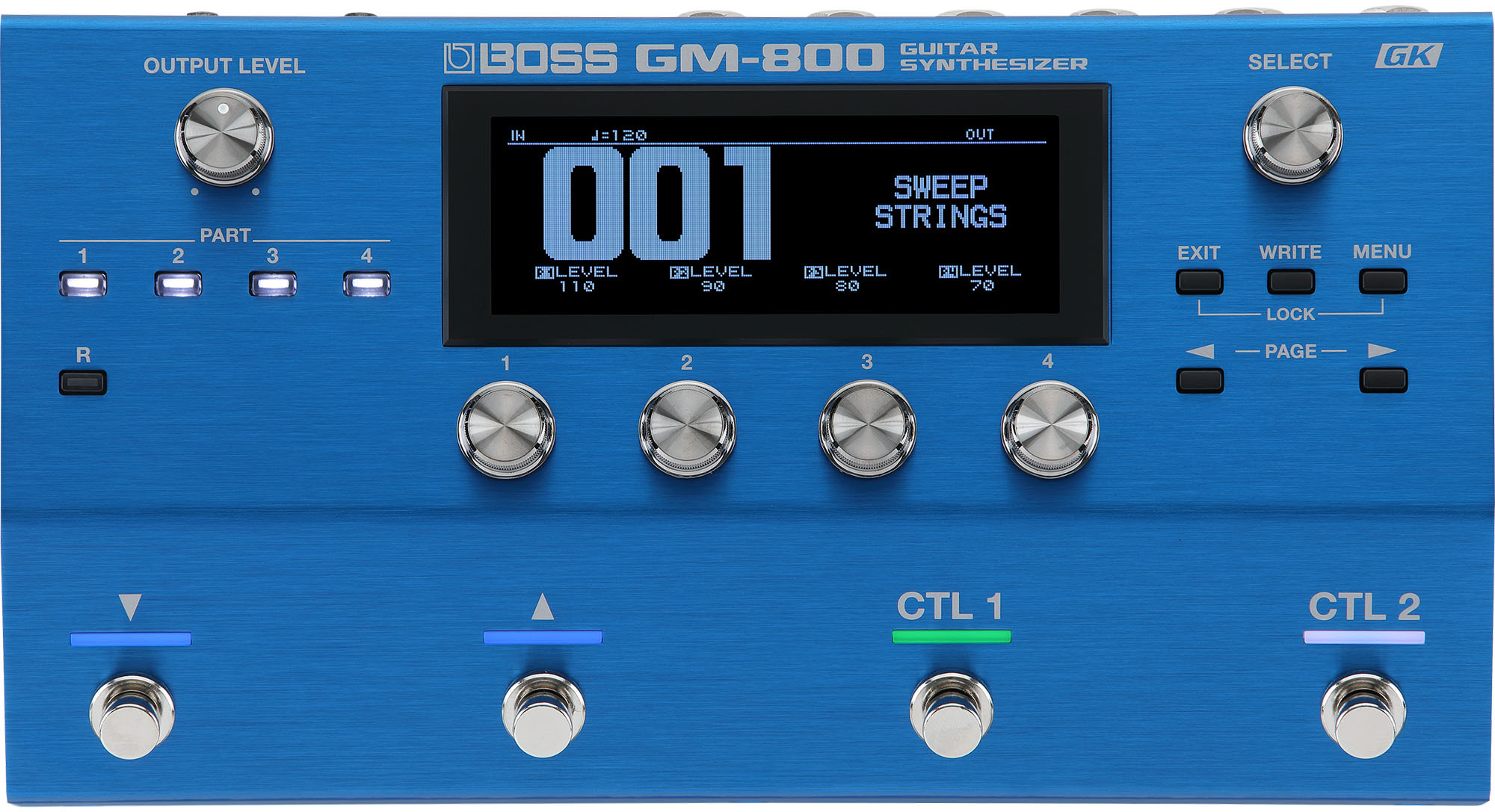 GM-800 Pédale synthétiseur guitare Boss