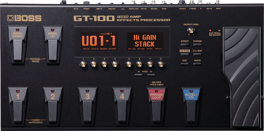 Boss Gt-100 Version 2.0 - Simulation ModÉlisation Ampli Guitare - Main picture