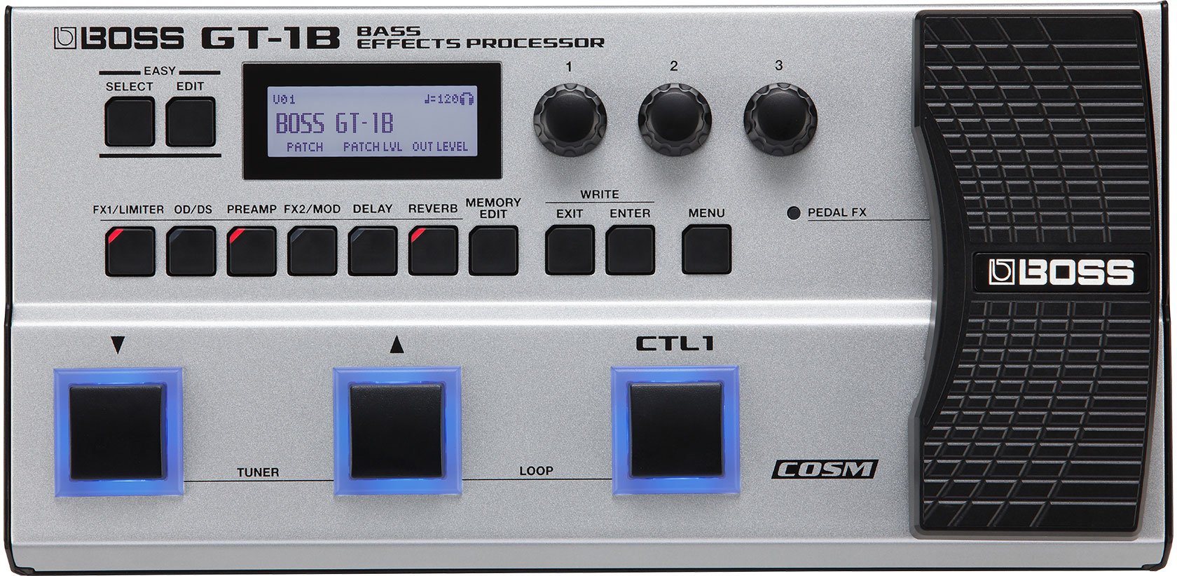 Boss Gt-1b Bass Effects Processor - Multi Effet Basse En Pedalier - Main picture