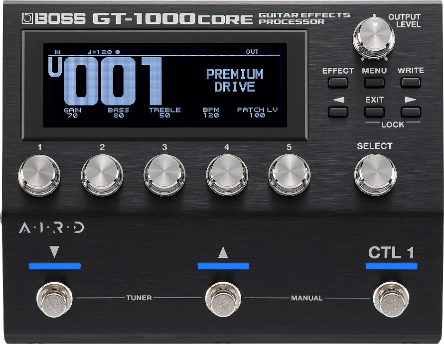 Boss Gt1000core Guitar Effects Processor - Simulation ModÉlisation Ampli Guitare - Main picture