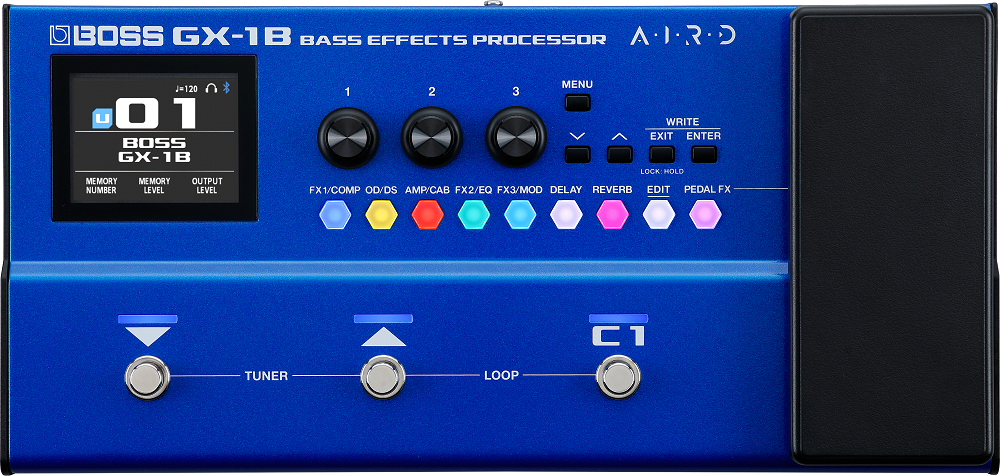 Boss Gx-1b Bass Effects Processor - Multi Effet Basse En Pedalier - Main picture