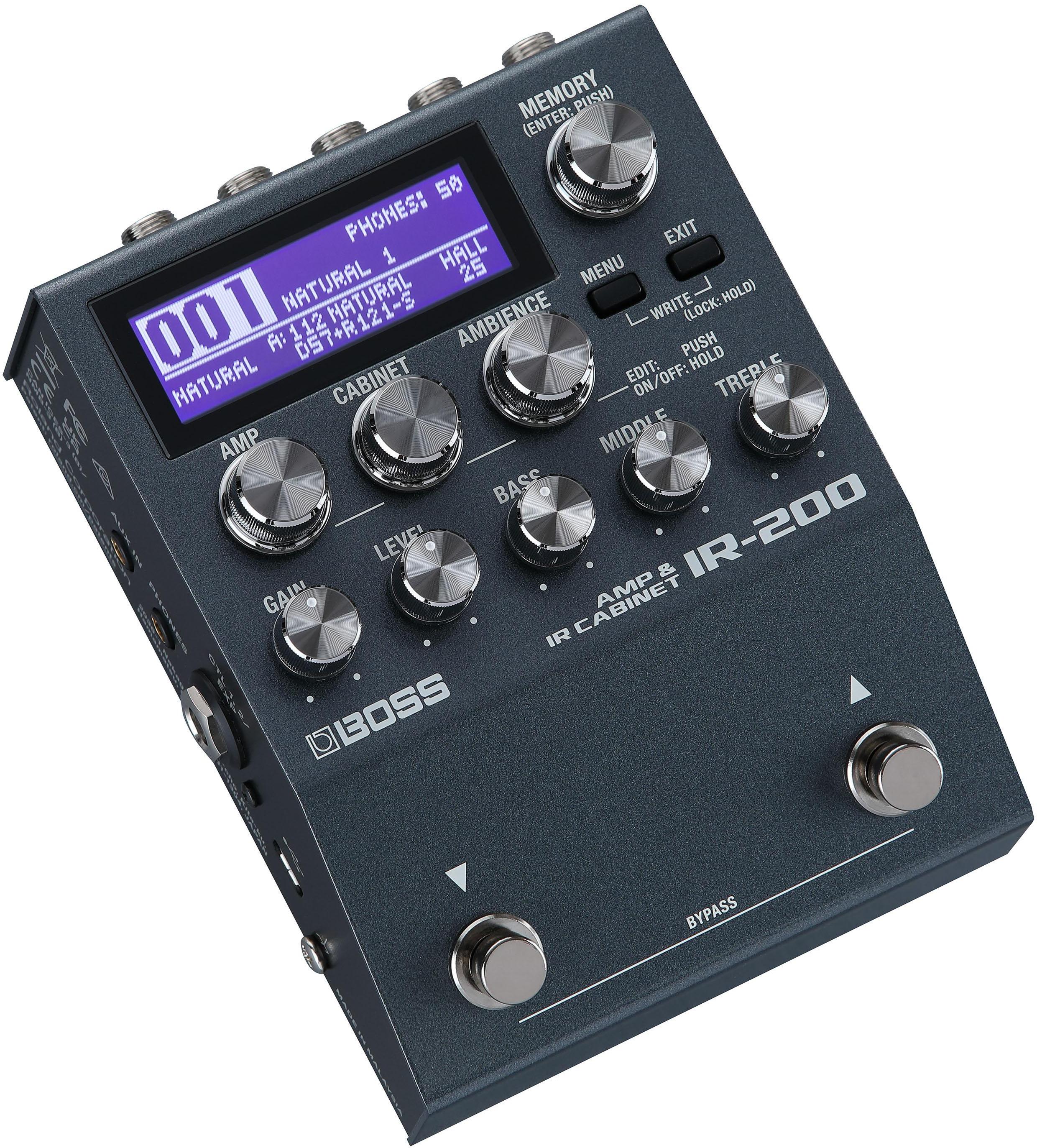 Simulateur de haut parleur Boss IR 200 AMP & IR CABINET