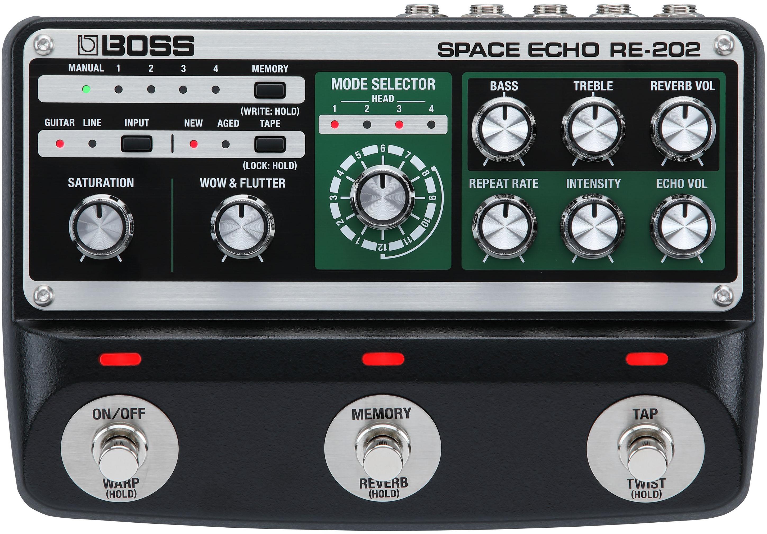 Pédale reverb / delay / echo Boss RE-202 Space Echo