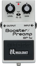 Pédale volume / boost. / expression Boss BP-1W Booster/Preamp