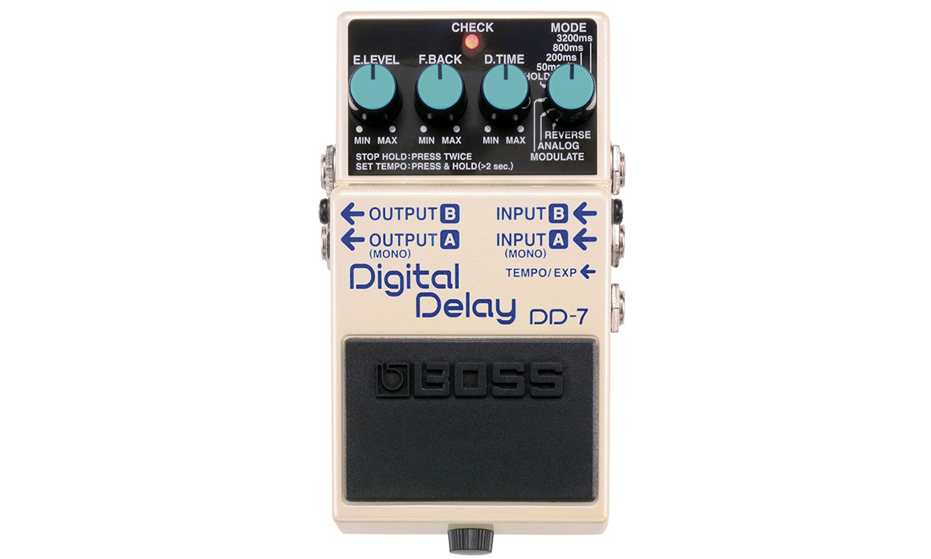 Boss Dd7 Digital Delay - White - PÉdale Reverb / Delay / Echo - Variation 1