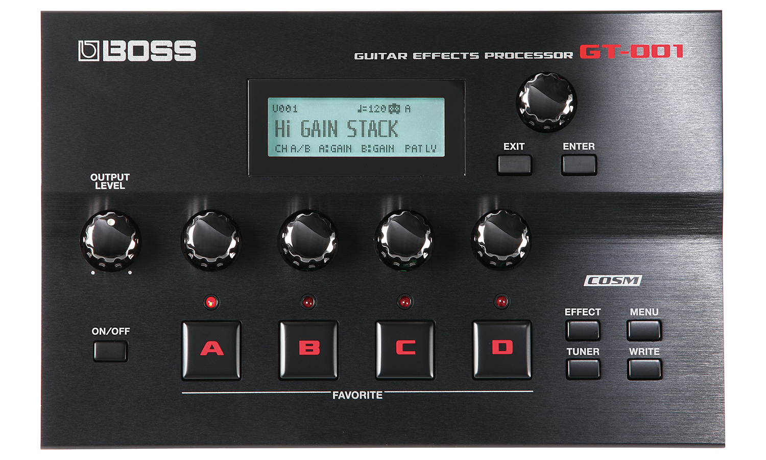 Multi effet guitare élec. en pédalier Boss GT001 Guitar Effects Processor