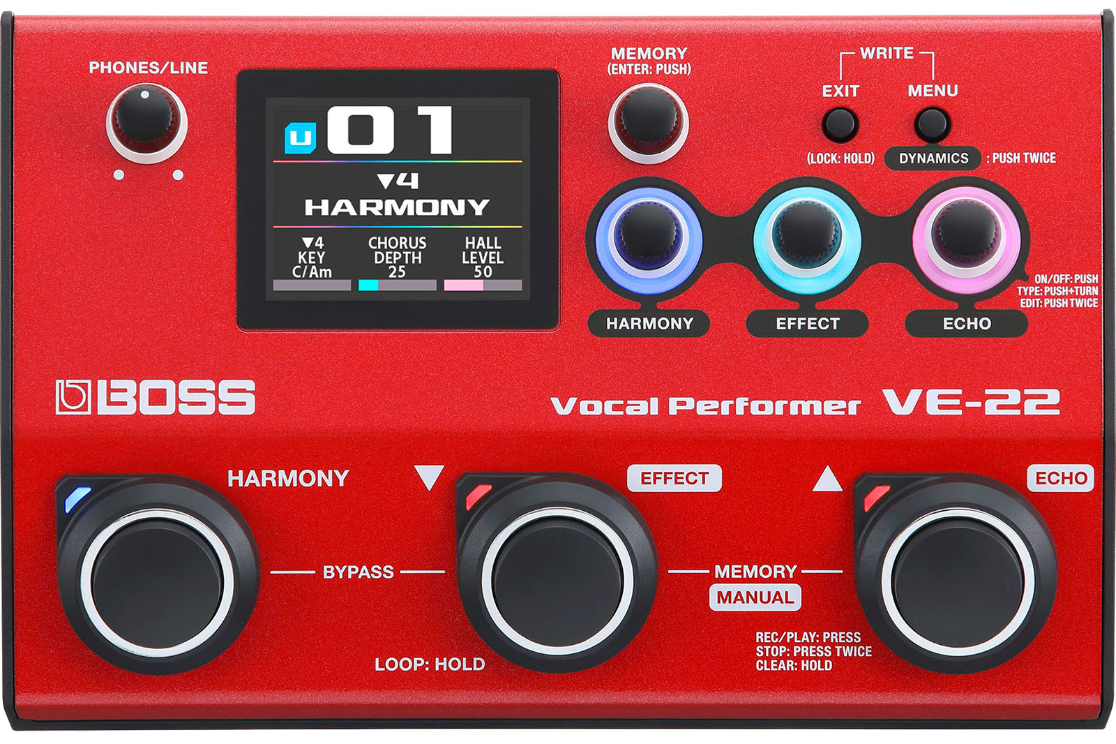 Boss Ve-22 Vocal Performer - Processeur D'effets - Variation 1