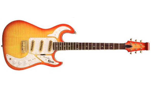 Burns Shadow Special Club Rw - Cherry Sunburst - Guitare Électrique Forme Str - Variation 1