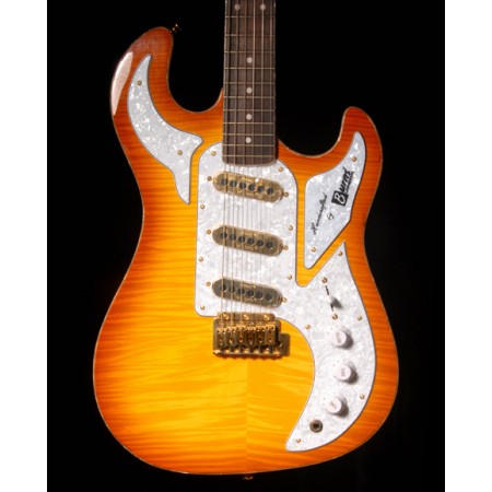 Burns Shadow Special Club Rw - Cherry Sunburst - Guitare Électrique Forme Str - Variation 3