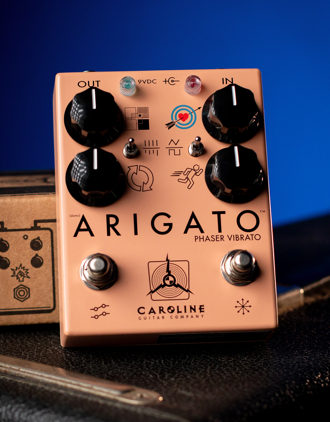 Caroline Guitar Arigato Phaser Vibrato - PÉdale Chorus / Flanger / Phaser / Tremolo - Variation 1