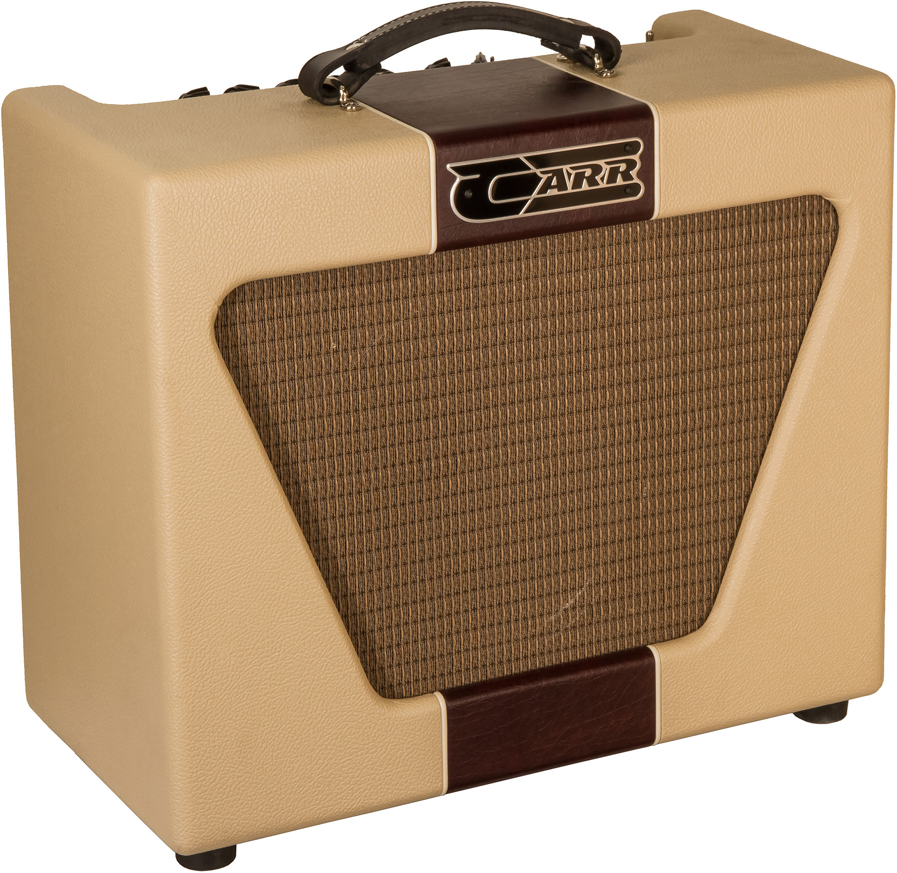 Carr Amplifiers Super Bee 1-12 Combo 10w 1x12 Cream/wine - Ampli Guitare Électrique Combo - Main picture