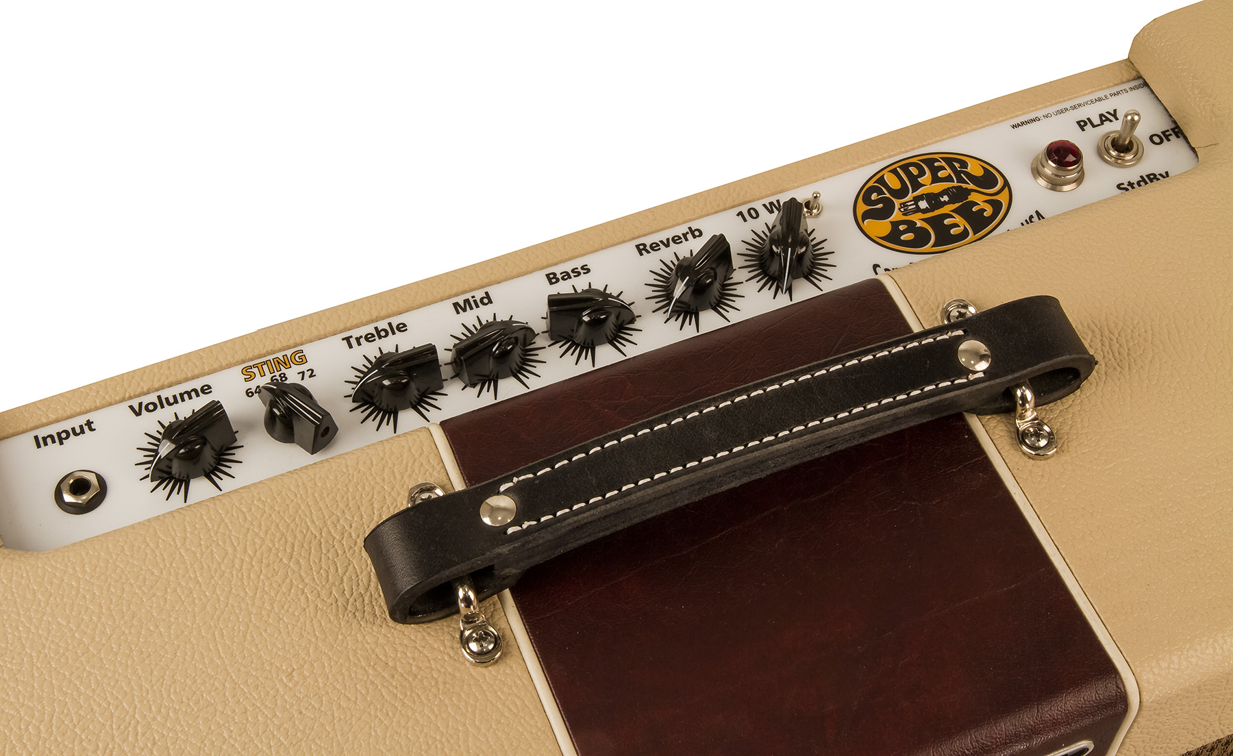 Carr Amplifiers Super Bee 1-12 Combo 10w 1x12 Cream/wine - Ampli Guitare Électrique Combo - Variation 2
