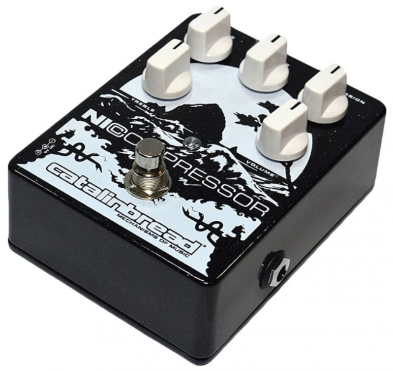 Catalinbread Nicompressor Silver On Black - PÉdale Compression / Sustain / Noise Gate - Variation 2