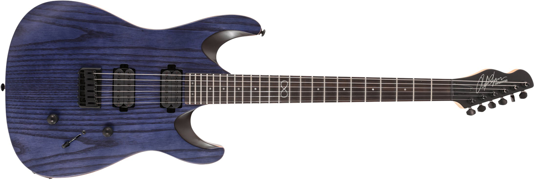 Chapman Guitars Ml1 Modern 2022 Standard 2h Ht Eb - Deep Blue Satin - Guitare Électrique Forme Str - Main picture