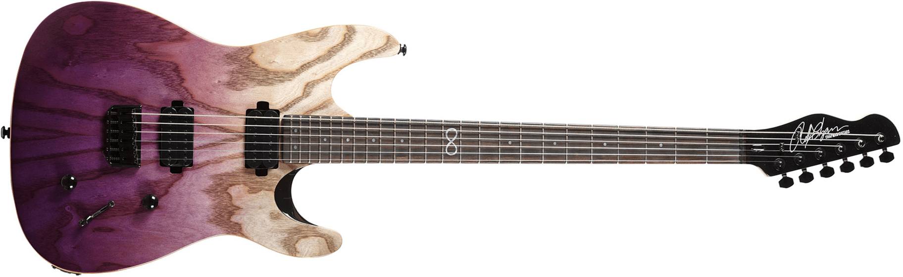 Chapman Guitars Ml1 Modern Baritone Standard V2 Ht Hh Eb - Mallow - Guitare Électrique Double Cut - Main picture